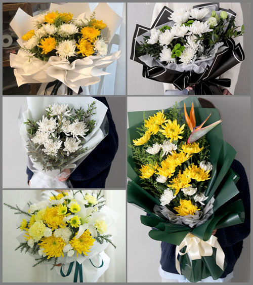 陕西汉中市汉台区白事花束代送